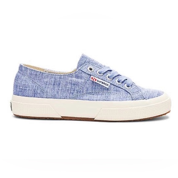 Superga 2750 Cotu Sneaker in Chambray Linen - size 37.5 - Picture 1 of 10